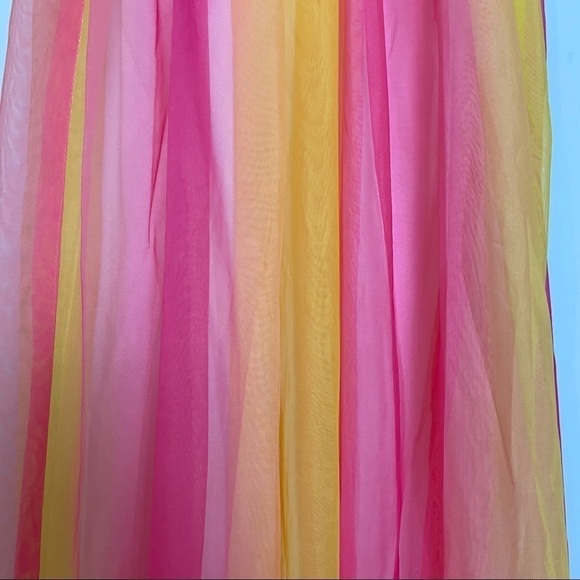 Fashionnova Hideaway Ombré Pink&Yellow Maxi Dress - Picture 5 of 15